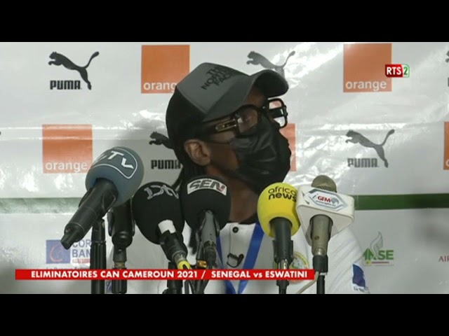 Nul contre l&rsquo;Eswatini : Cissé essaye de justifier son système de jeu proposé (Vidéo)