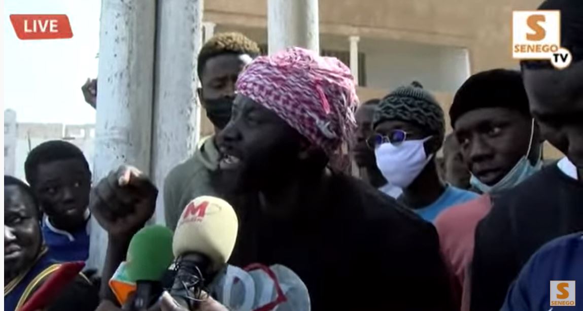 Manifestations : Sau Cana attaque les autorités sur la mort de Cheikh Wade (Senego TV)
