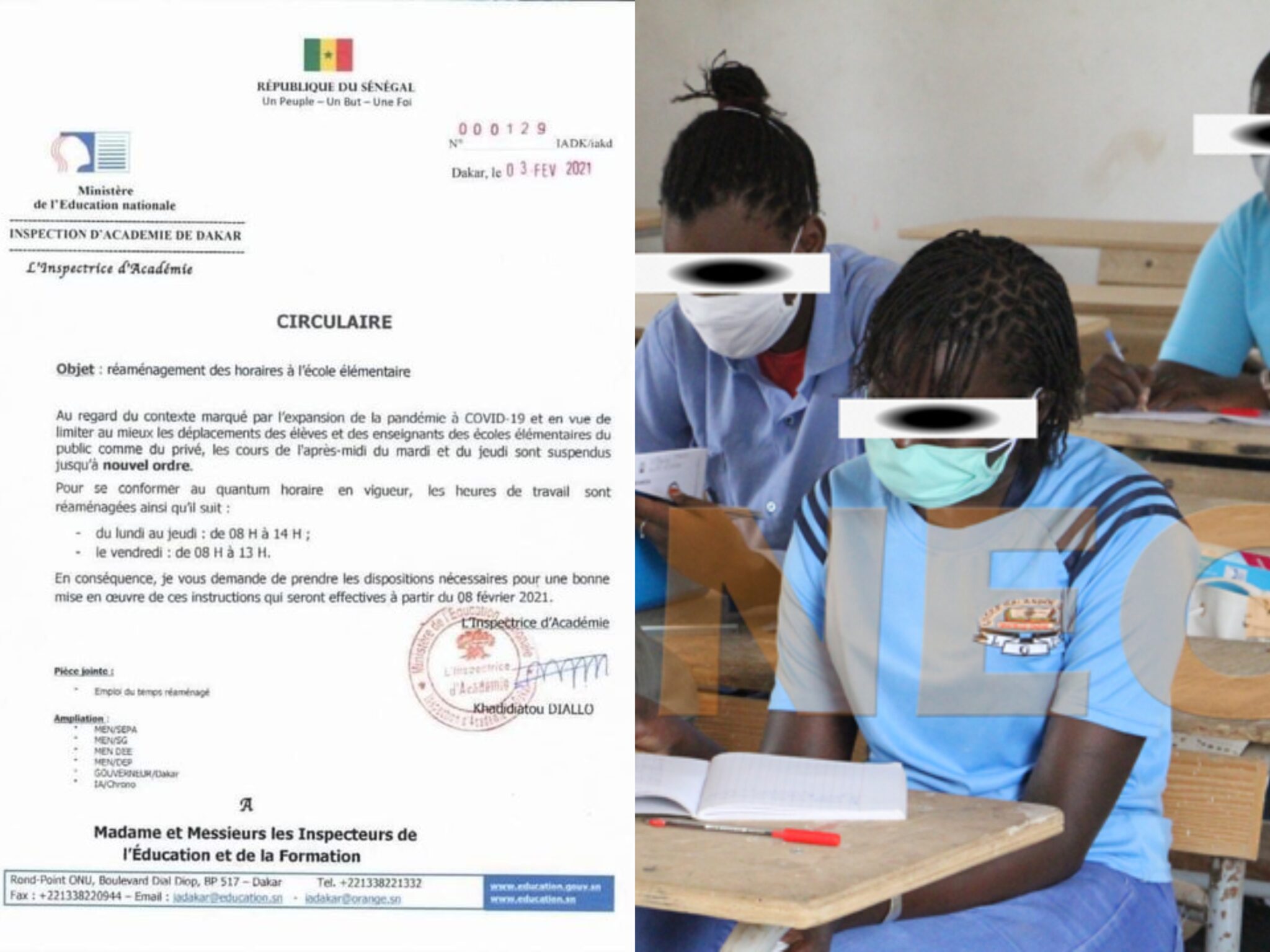 IA / Dakar : Le réaménagement des horaires toujours maintenu malgré la fin de l’état de catastrophe