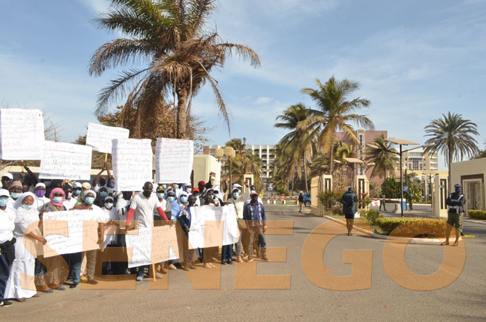 (15 photos) – Hôtel King Fahd Palace : Interdits d’accès, les licenciés écaillent Dg Racine Sy