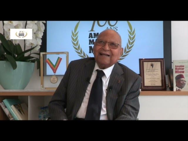 Amadou Mahtar Mbow à la jeunesse : “Rien ne vous est interdit, ne désespérez pas de l’Afrique”