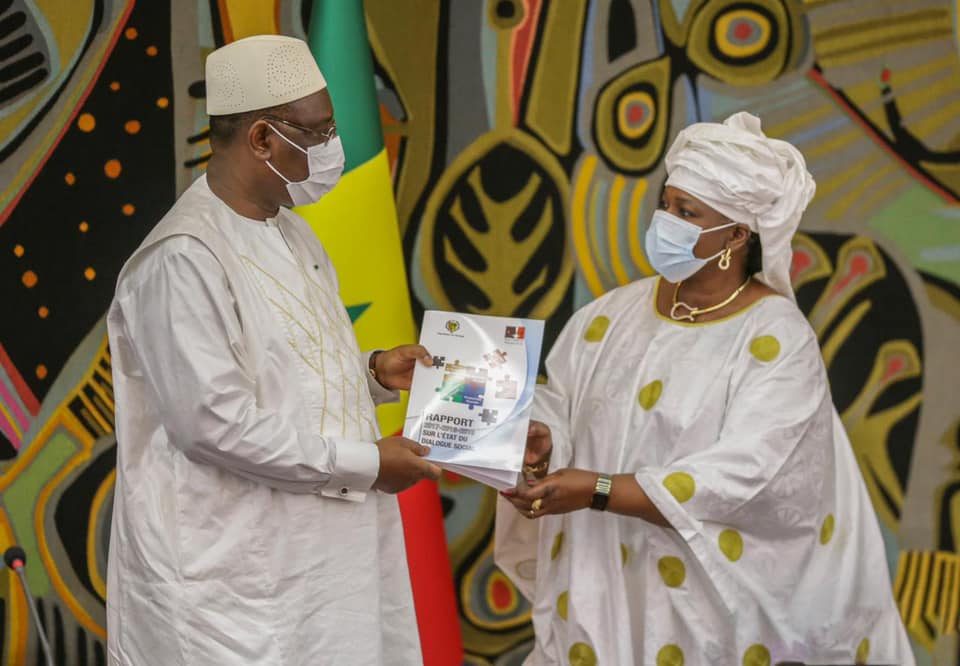 Macky Sall a reçu le rapport 2017-2019 du Haut conseil du dialogue social