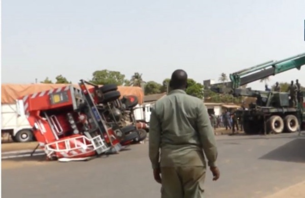 Tronçon Ziguinchor –Tobor: Un camion se renverse