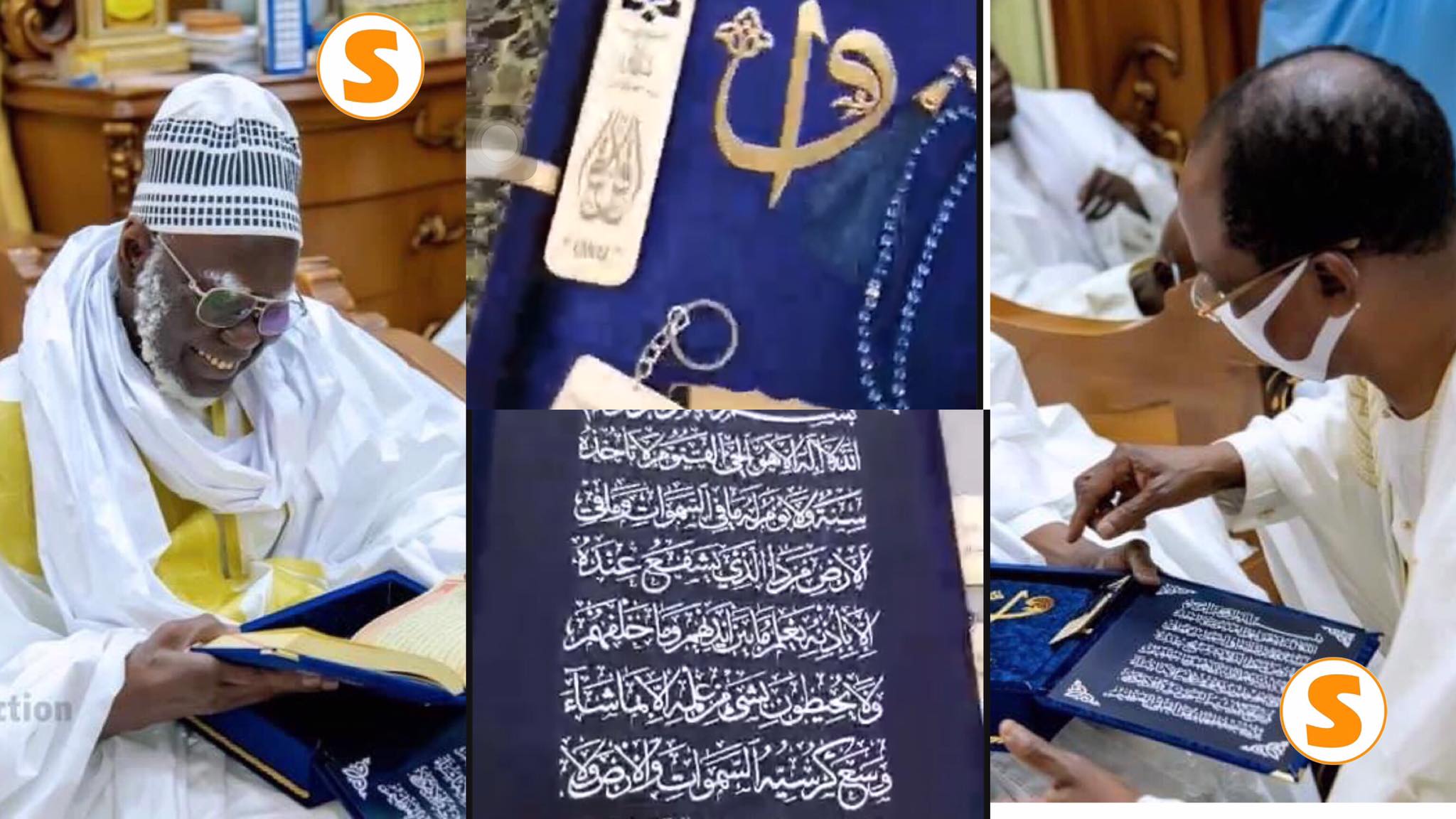 Ramadan : Madické offre un Coran en reliure à Serigne Mountakha Bassirou Mbacké (Vidéo)