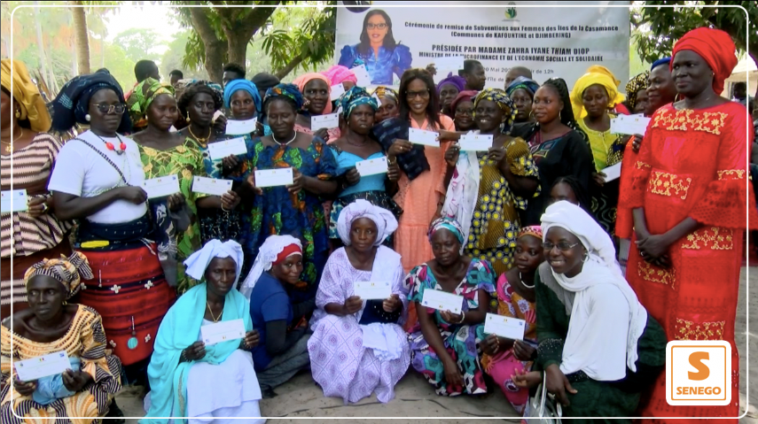 Economie sociale et solidaire: Zahra I. Thiam subventionne les groupements de femmes de la Casamance