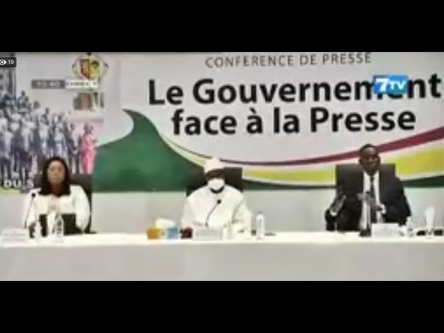 Gouvernement Face à la Presse : l’intervention du ministre de la jeunesse (Vidéo)