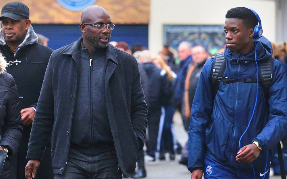 Lille : Timothy Weah champion, avec les félicitations du pater Georges