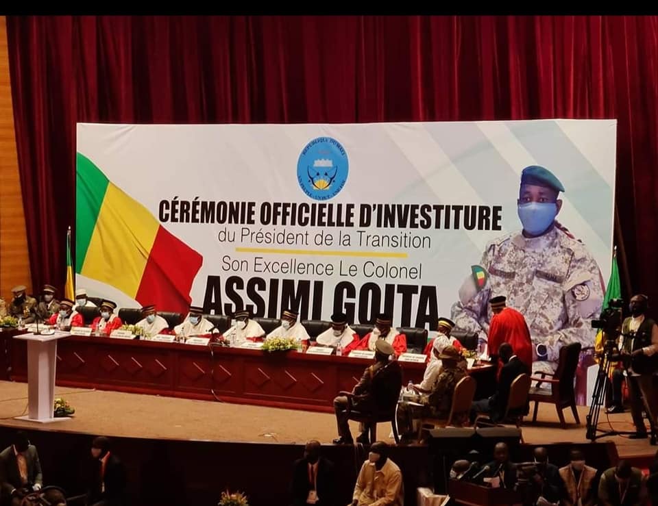 Mali : Prestation de serment du Président de la transition, Assimi Goïta (Vidéo)