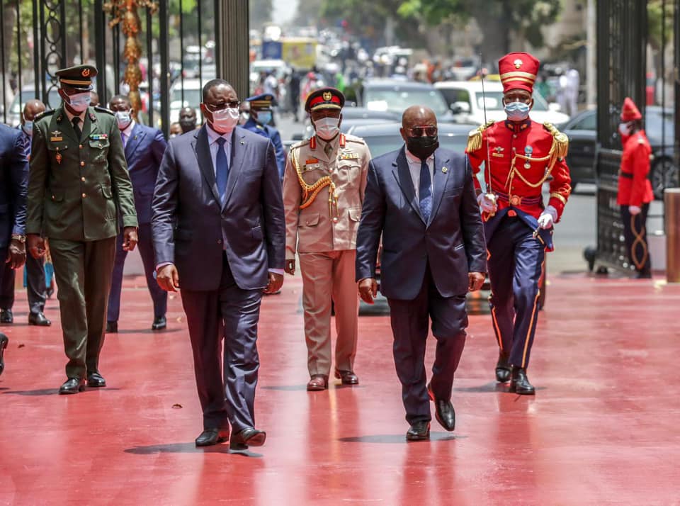 Réformes de la CEDEAO : Le Président Nana Akufo-Addo en visite au Sénégal (Photos)