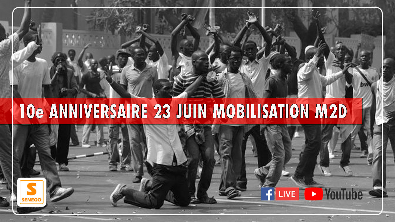 Revivez sur Senego – 10e anniversaire 23 Juin : Mobilisation du M2D au terrain Hlm Grand-Yoff