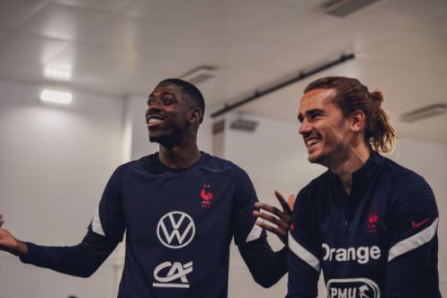 Euro 2020 : Le message touchant de Griezmann à Ousmane Dembélé !