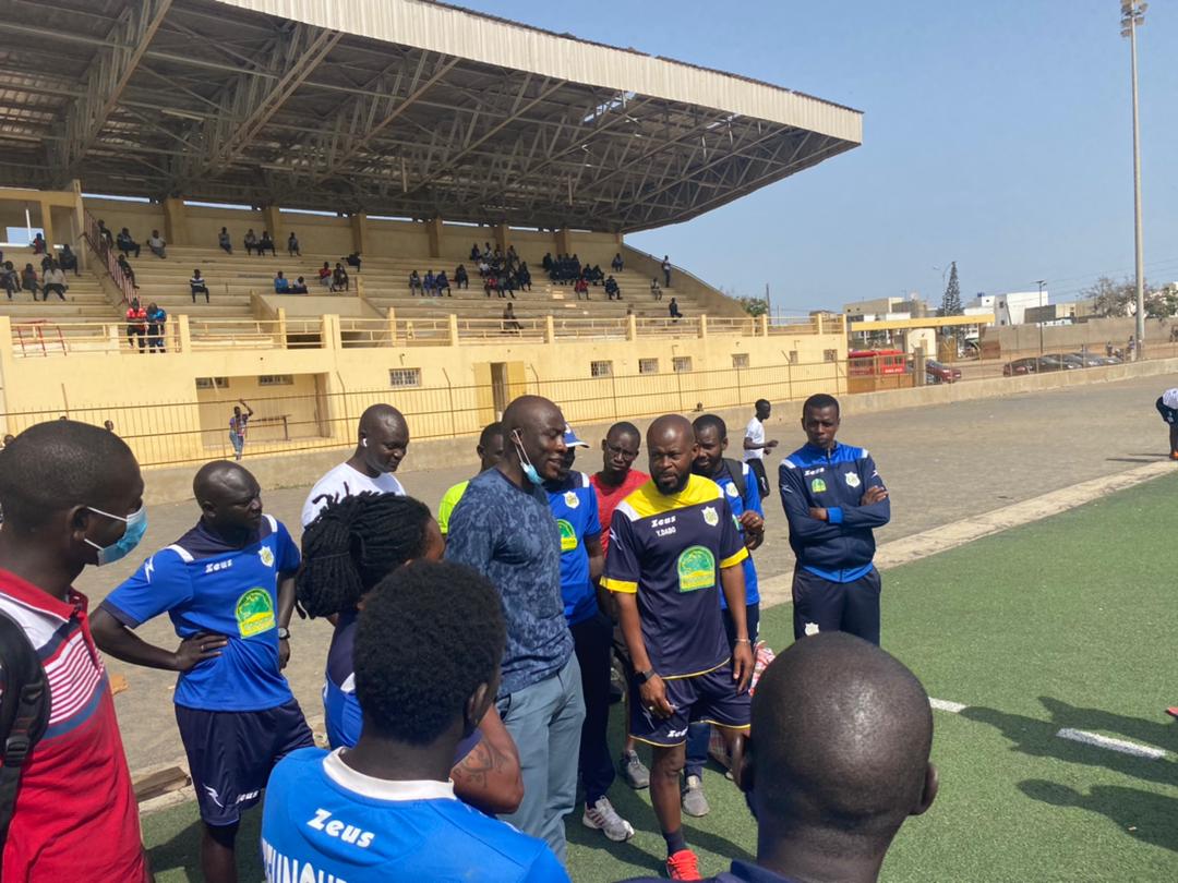 (Photos) Foot: Cheikh Ndoye rend visite à ses jeunes frères de Teungueth FC