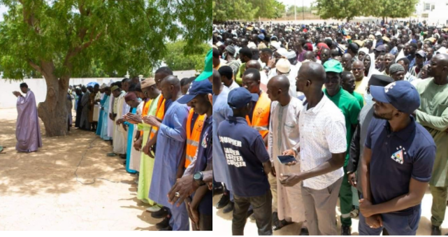 Corps déterré chez Serigne Moustapha Sy : Les images de la prière funéraire de Baye K.T.
