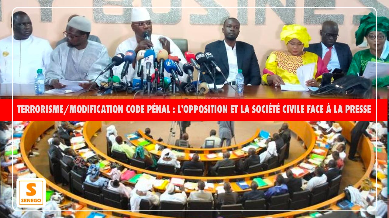 Revivez – Terrorisme / Modification Code pénal : L&rsquo;opposition et la société civile face à la presse