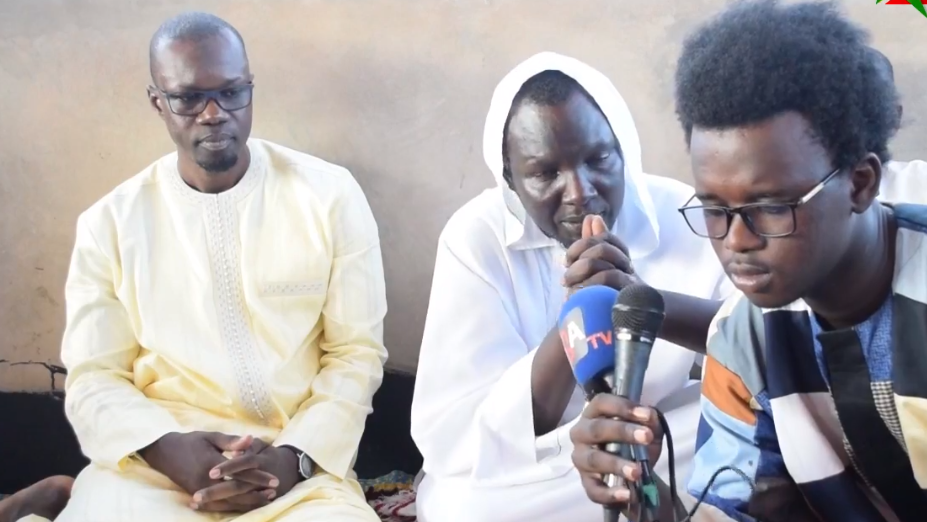 Revivez la visite d&rsquo;Ousmane Sonko chez Serigne Sidy Mbacké Alkhourane (vidéo)