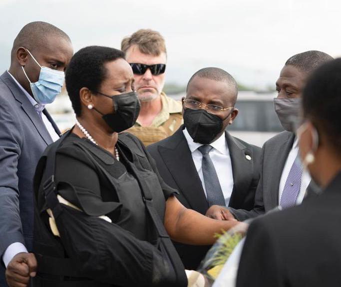 L’épouse du président assassiné Jovenel Moïse de retour en Haïti