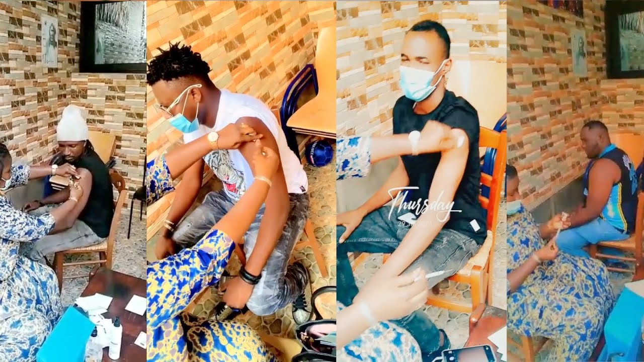 Covid 19 : Wally Seck fait vacciner son orchestre Raam Daan  (Vidéo)