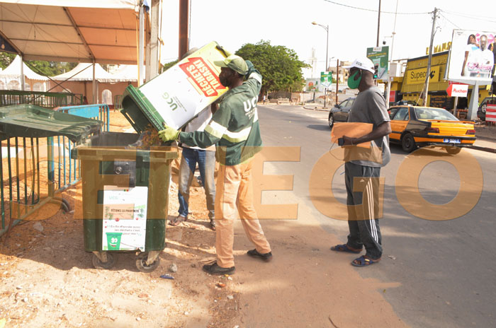 Ucg-après Tabaski : La section Amitié-Fann-Point E raconte le ramassage des ordures