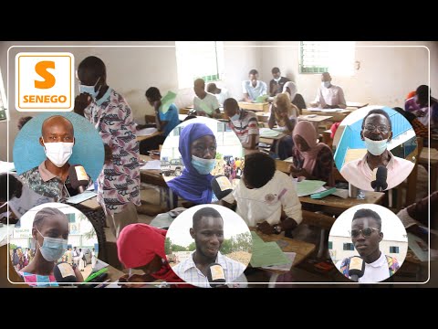 Bac 2021/Mbacké : Découvrez la réaction des candidats après les épreuves de philo (Senego Tv)