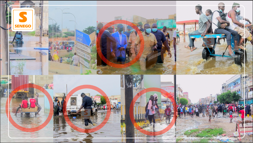 Inondations à Dakar : Les routes de l’extrême font l’affaire des charretiers (Senego TV)