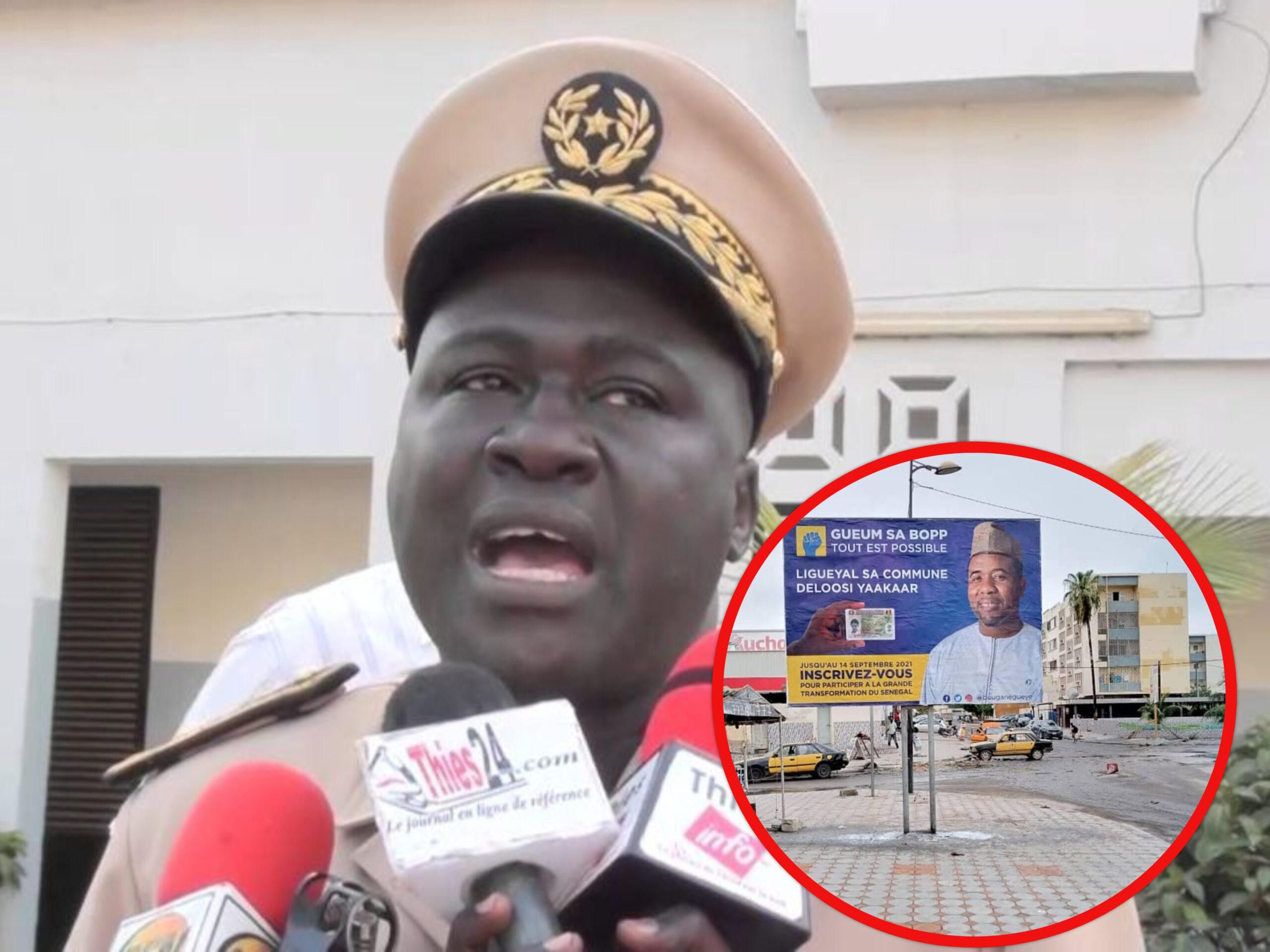 Affiches : Bougane Gueye sous le coup d’un arrêté préfectoral