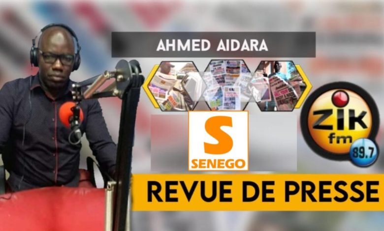 Revue de Presse (Wolof) Zik Fm du Lundi 09 Août 2021 Par Ahmed Aidara