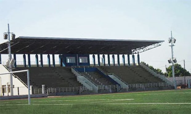 Stadium Ely Manel Fall transformé en champ de patates