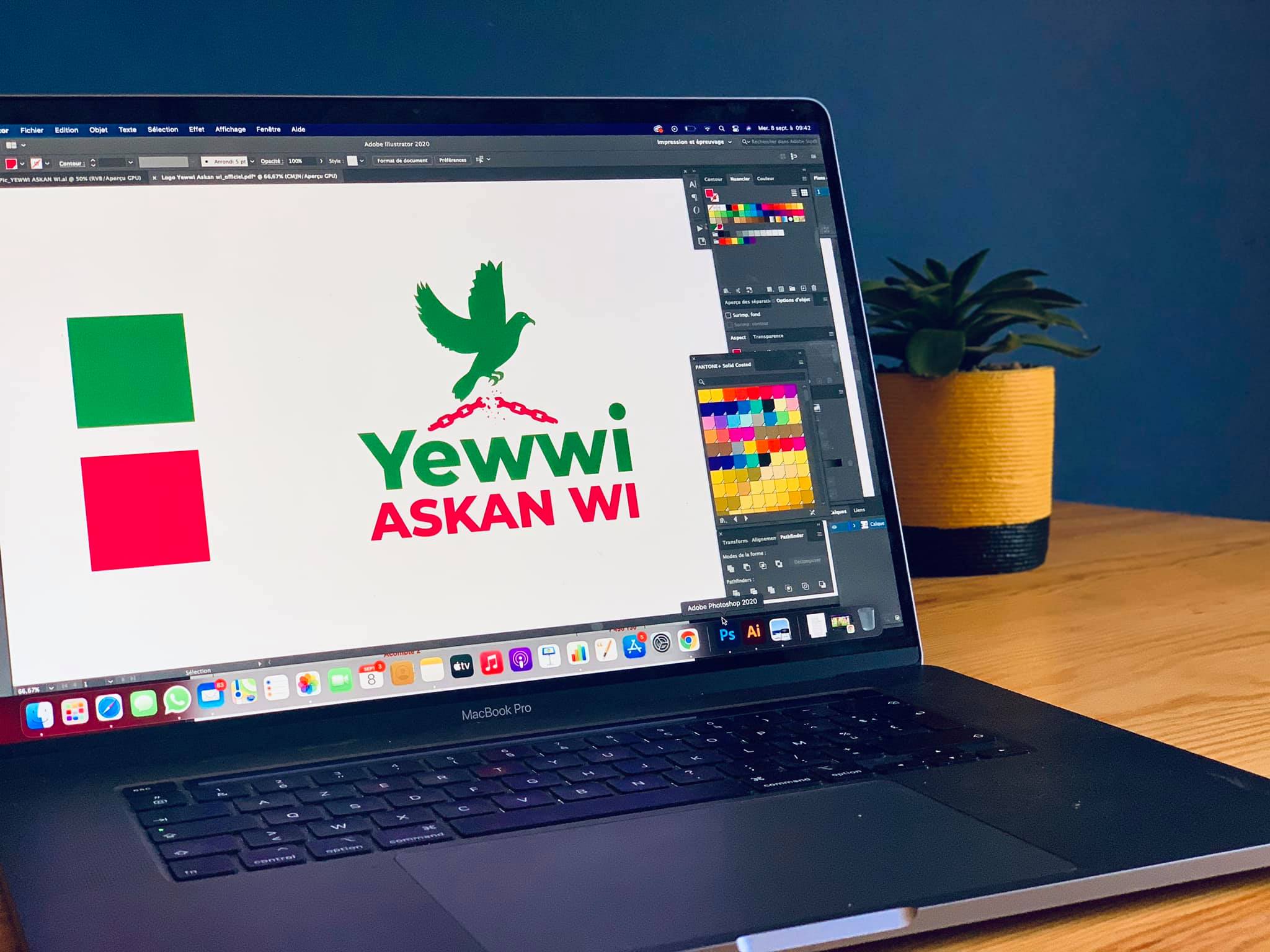 Polémique sur les couleurs de Yeewi Askan Wi: Le concepteur du Logo brise le silence