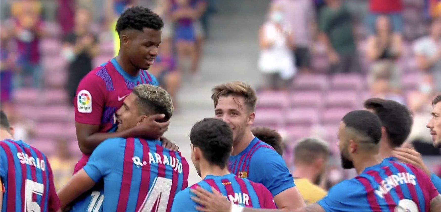 Liga: Le Barça renoue avec le succès, Ansu Fati buteur pour son retour (vidéo)