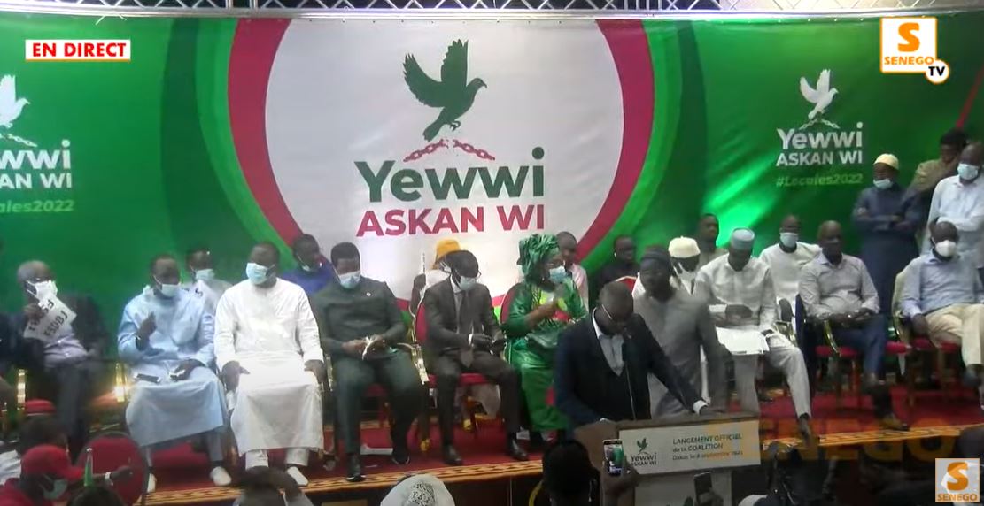 Coalition Yewwi Askan Wi: « Le premier tour de l’élection présidentielle de 2024 vient d’être lancé »