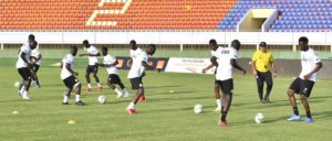 Foot – Elim. Mondial 2022: La 1ère séance d’entraînement des Lions après la victoire contre le Togo
