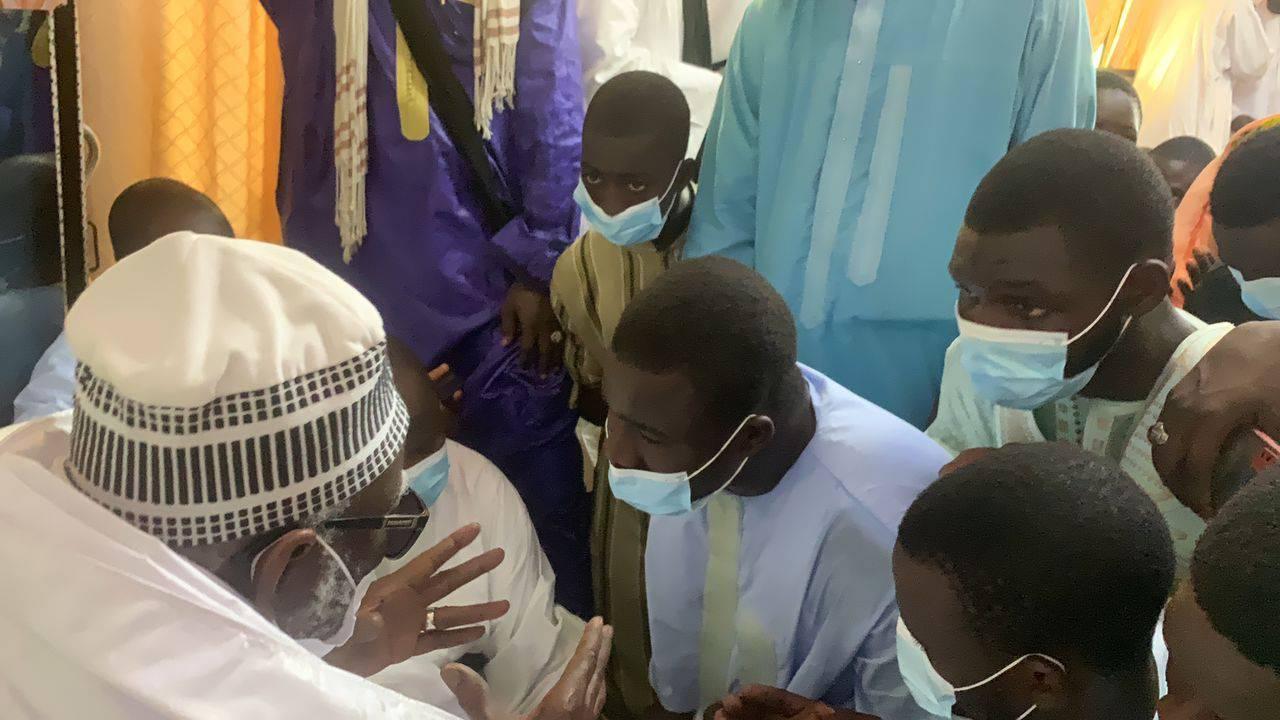 Arrêt sur image : Nio Lank chez Serigne Mountakha Bassirou Mbacké (Photos)