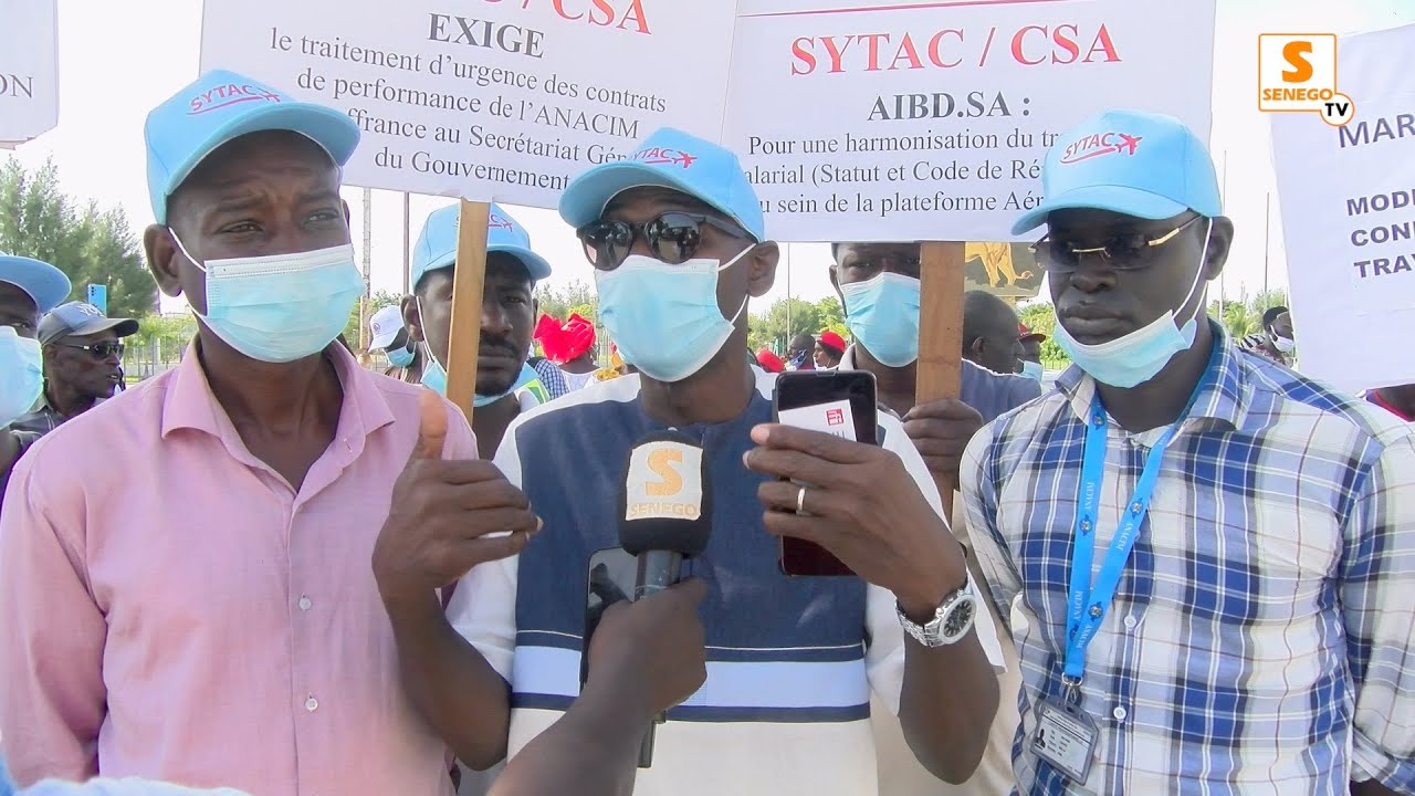 Kéba Dème, SG Sytac, dénonce la « précarité » des travailleurs de l’Anacim (Senego Tv)
