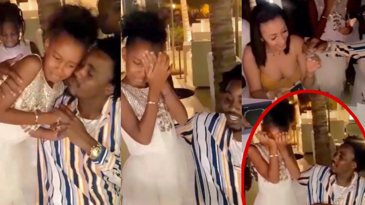 Anniversaire: Wally Seck fait craquer sa fille en l’offrant des bijoux en diamant