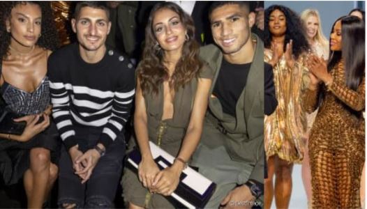 Naomi Campbell, Neymar, Marco Verratti et Achraf: des stars au défilé Balmain !(photos)