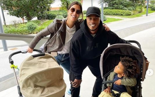 Keita Baldé, en famille ce dimanche, pour déstresser