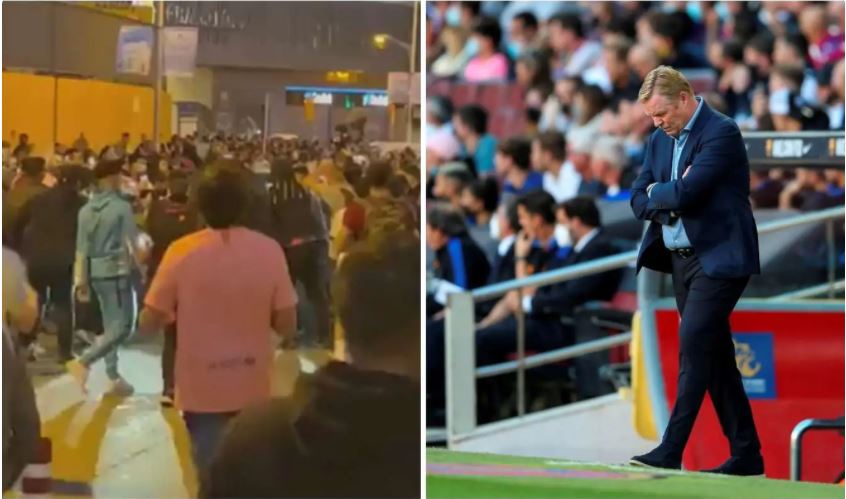 Clasico en Espagne : Ronald Koeman attaqué par des supporters, le Barça tape du poing (Vidéo)