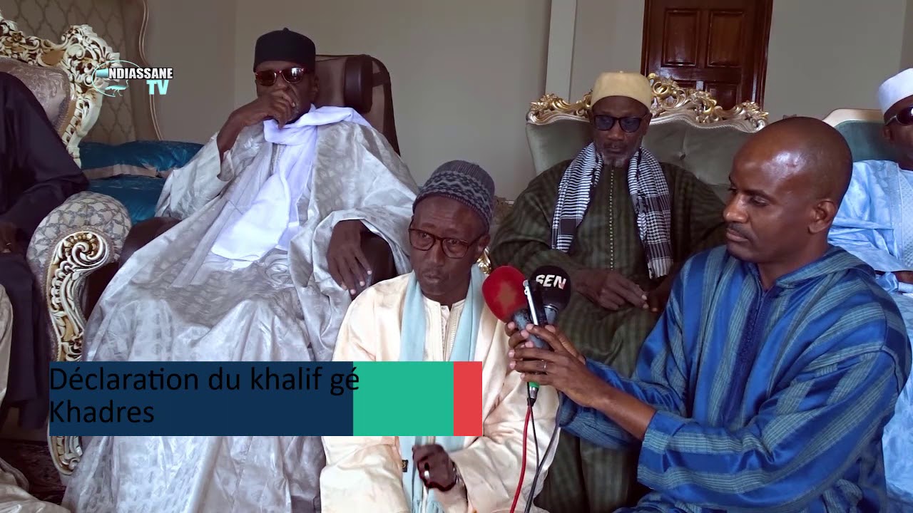 Gamou Ndiassane 2021 : Importante déclaration du Khalife général des Khadres…(vidéo)