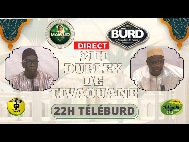 Direct Tivaouane – Suivez la clôture du Burd, Mawlid 2021