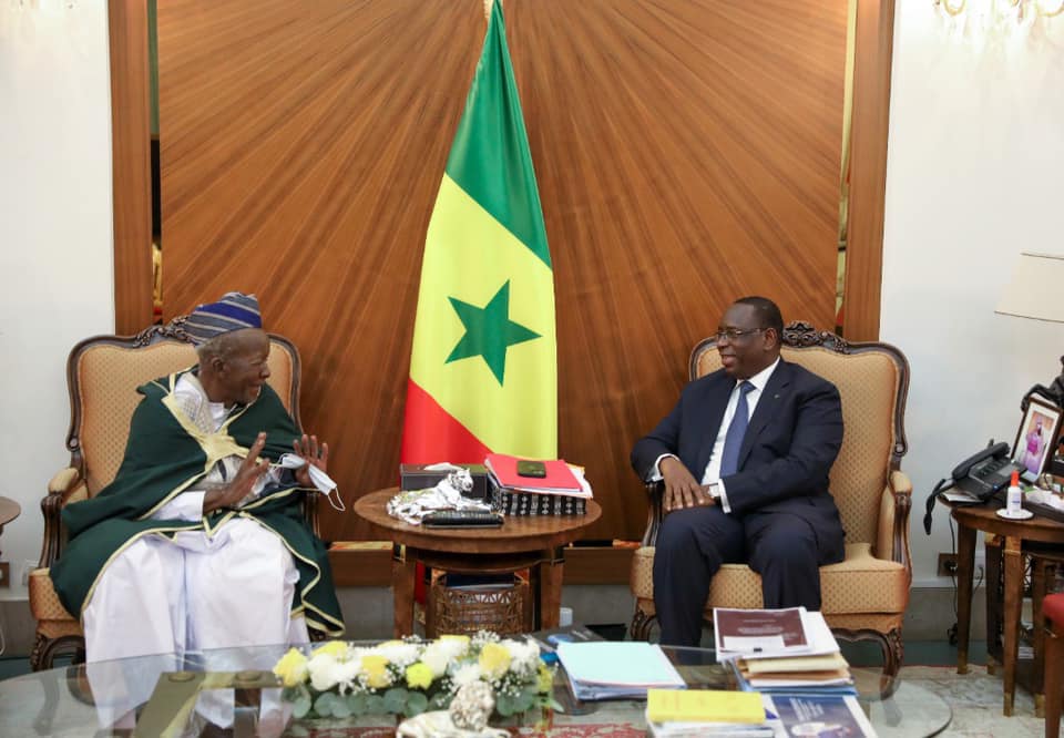 Cheikh Mahi Ibrahima Niasse reçu par Macky Sall (Photos)