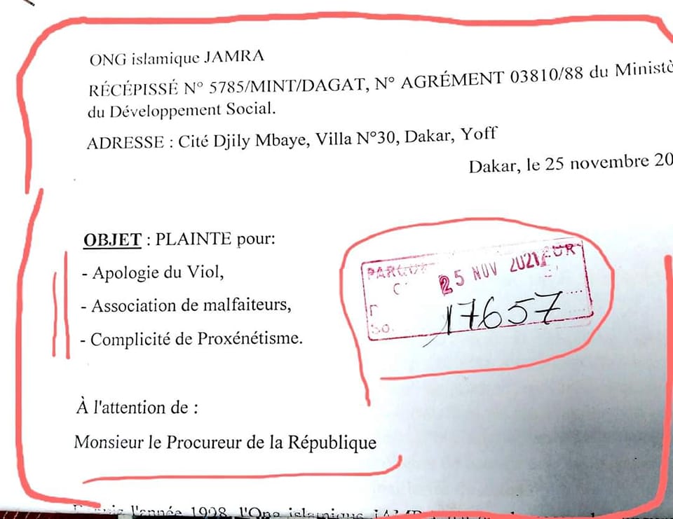 Affaire Miss Sénégal : la plainte de Jamra sur la table du procureur (Document)