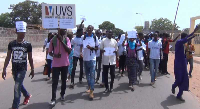 UVS : Recalés au master, plus de 50 étudiants entament une grève de la faim