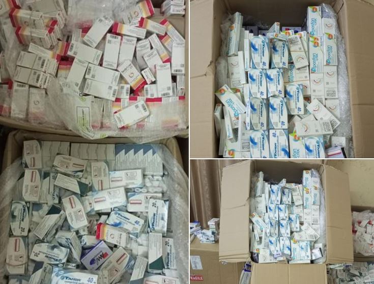 Bureau postal des Douanes : Des médicaments d’une valeur de 60 millions de Fcfa saisis