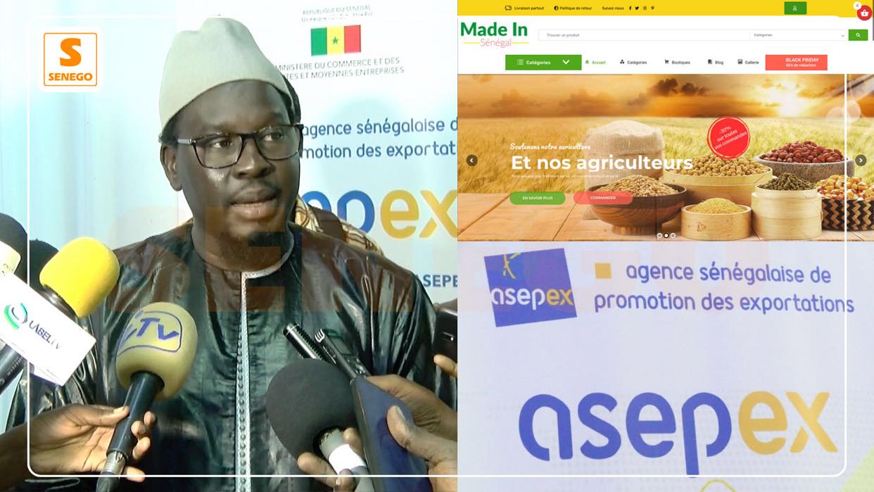 Exportations : ASEPEX lance sa plateforme digitale « Made in Sénégal » (Senego TV)