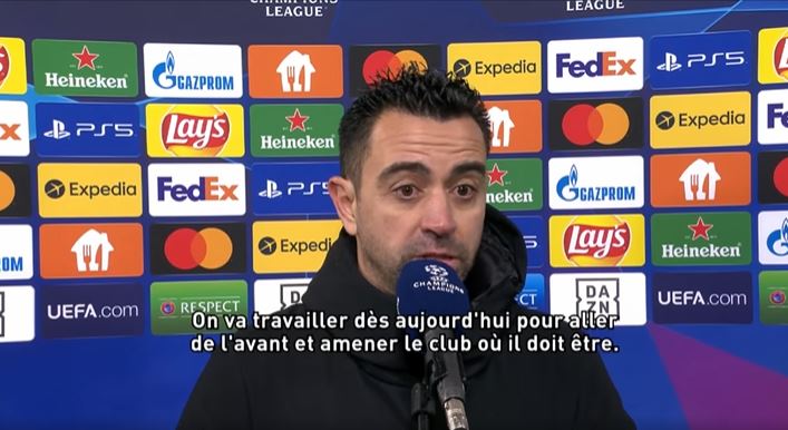 Xavi : "Barcelone ne doit pas être en Ligue Europa..."