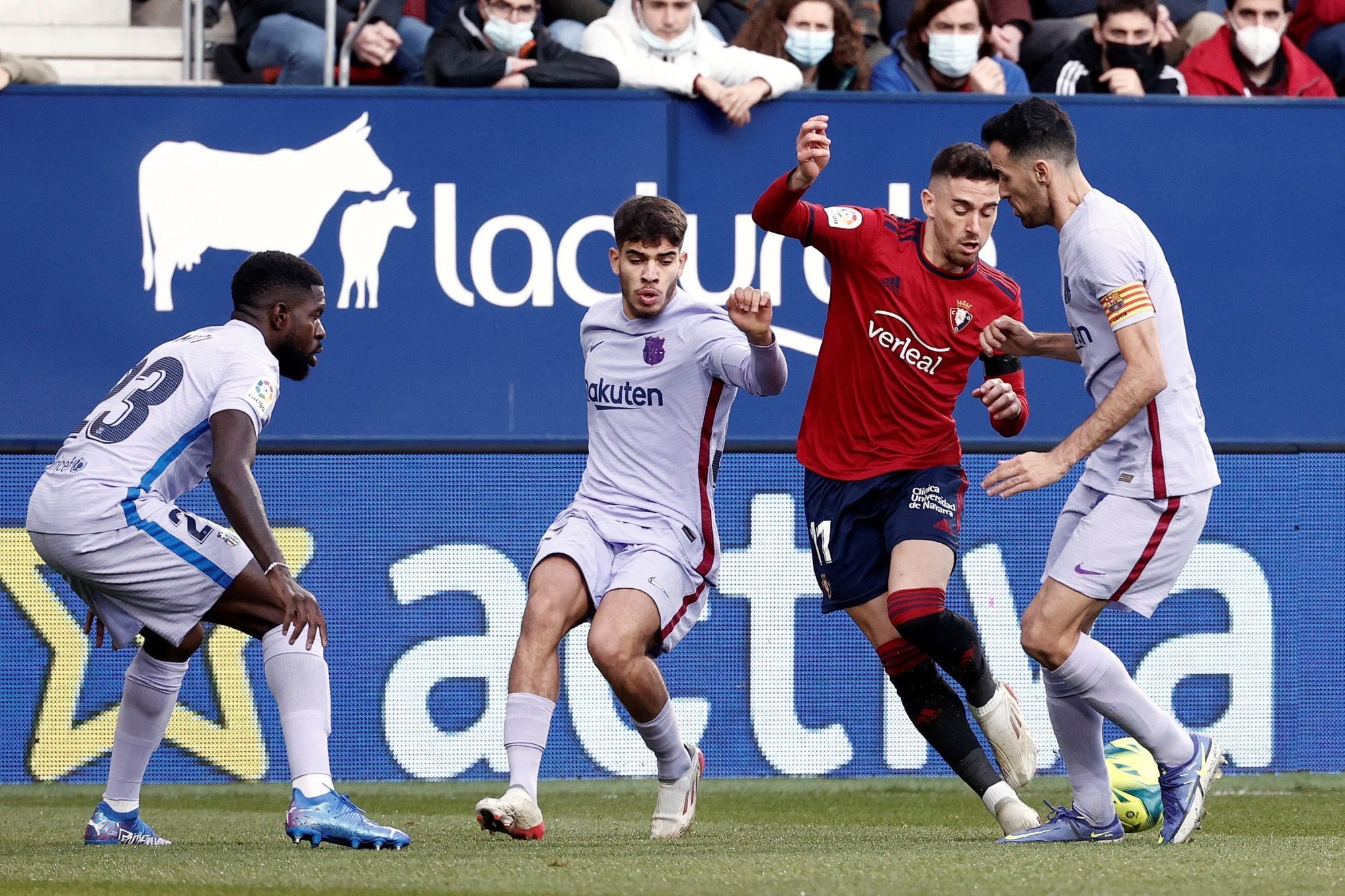 Liga: Le FC Barcelone accroché par Osasuna (vidéo)