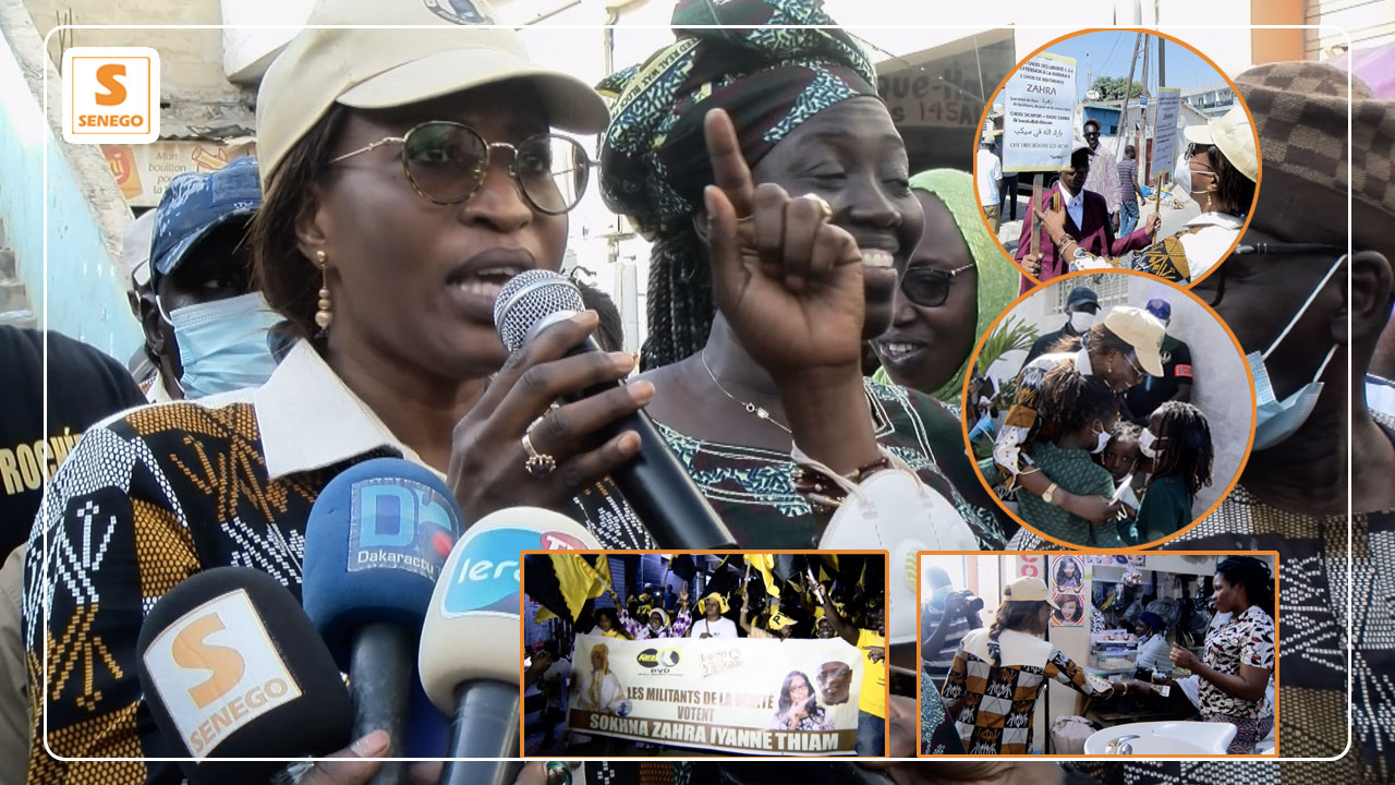 Locales 2022- Visite de proximité : Zahra Iyane Thiam à la Cité Baraka de Liberté 6 (Senego Tv)