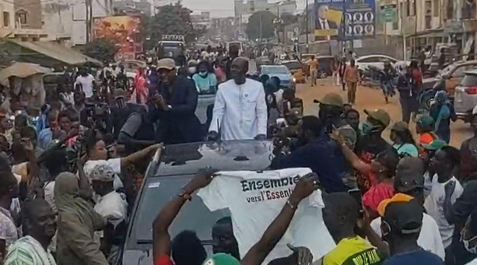 Suivez en direct la caravane du nouveau maire de Dakar, Barthélémy Dias (Vidéo)