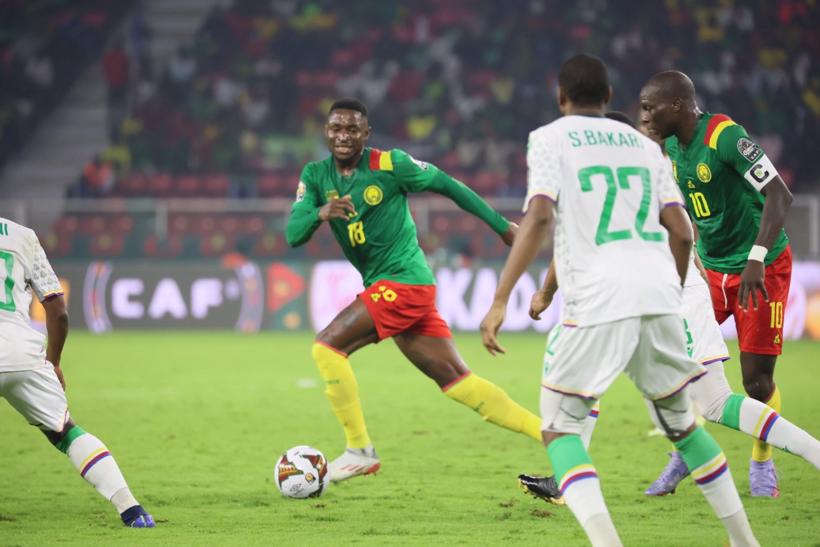 Can 2021: Le Cameroun domine les Iles Comores à la pause (1-0)