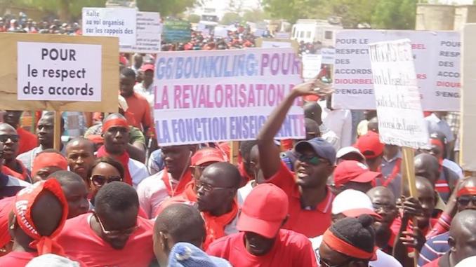 Crise scolaire : Le Cusems et le Saemss continuent la grève pour un 9ème plan d’action